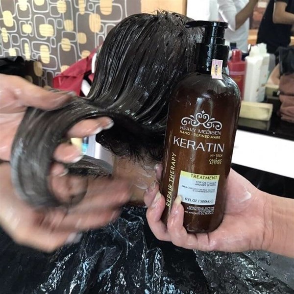 Hấp Keratin Repair Therapy HEAVY siêu phục hồi tóc hư tổn 500ml