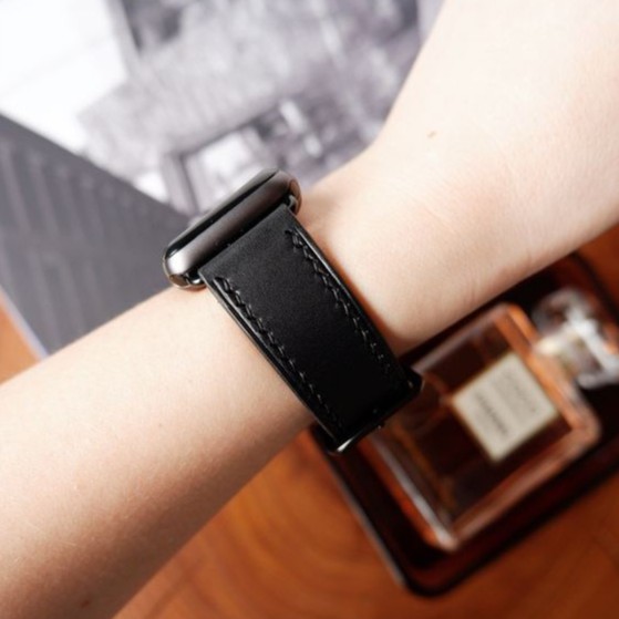 Dây Apple Watch Da Epsom Pháp Cao Cấp Handmade, Dành Cho Series 6 | 5 | 4 | 3 | 2 | 1 38mm 40mm 42mm 44mm