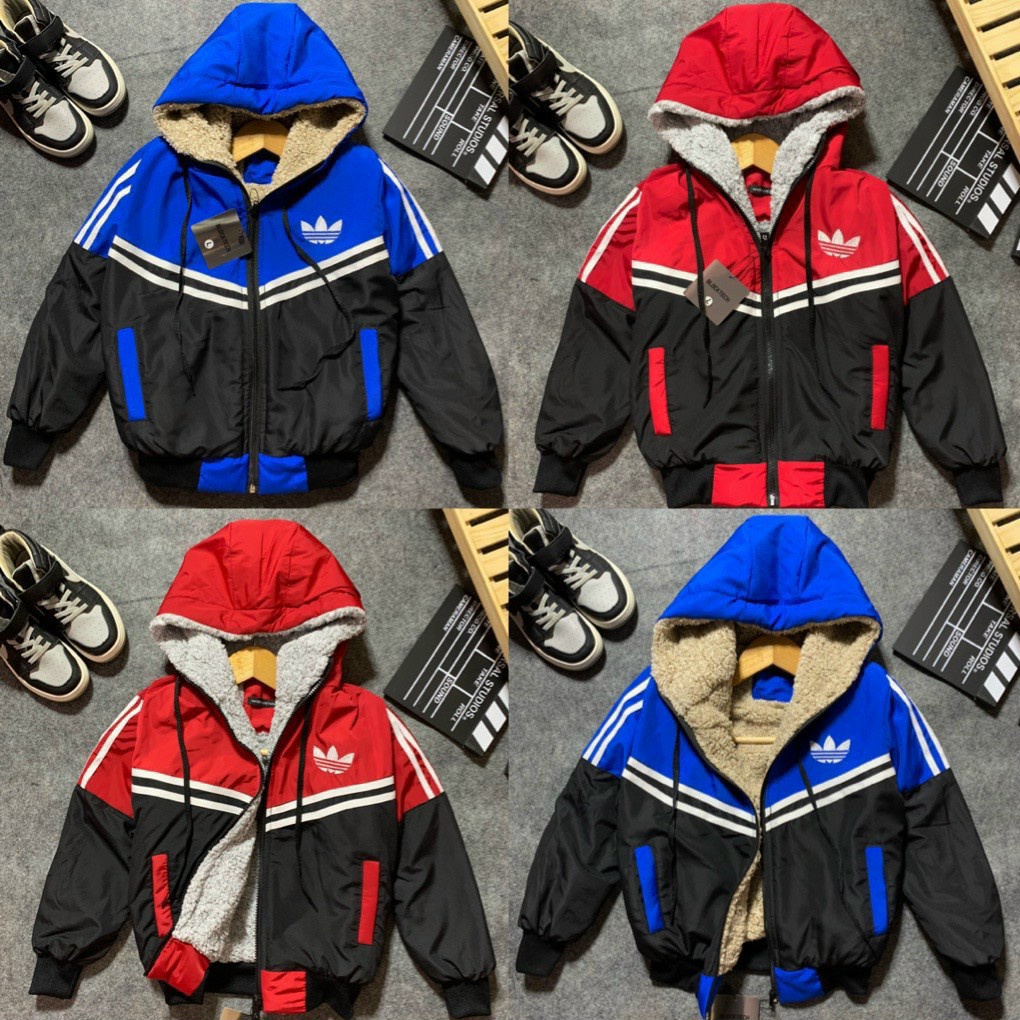 Áo khoác gió lót lông bé trai từ 10-35kg