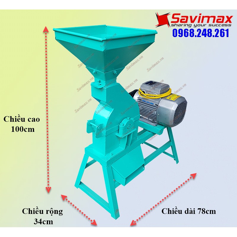 Máy nghiền ngô Savi MN-10 gia đình buồng thẳng