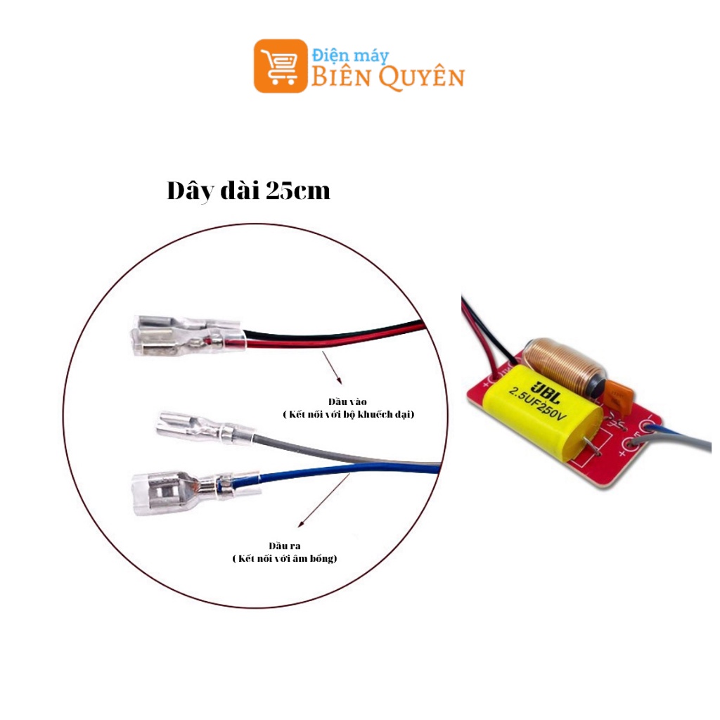 Phân tần loa treble - Mạch phân tần loa JBL - Mạch phân tần loa treble - Chống cháy loa trép - Tụ phân tần loa