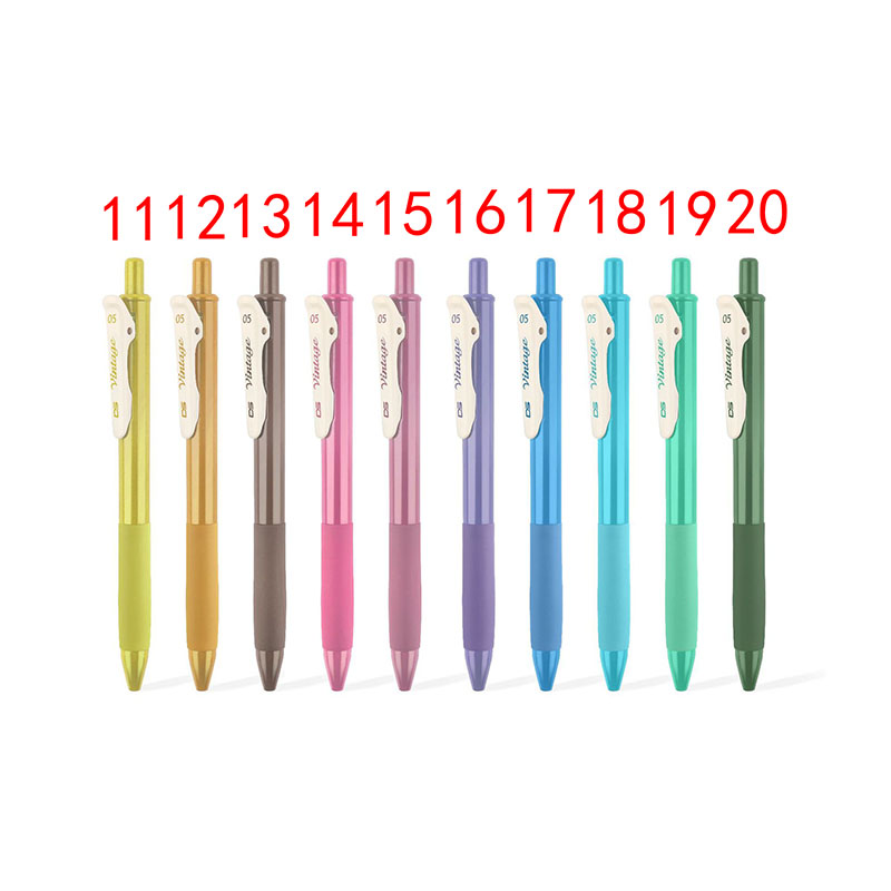 Bút Mực Nước Ngòi 0.5mm 20 Màu Tùy Chọn Tiện Dụng