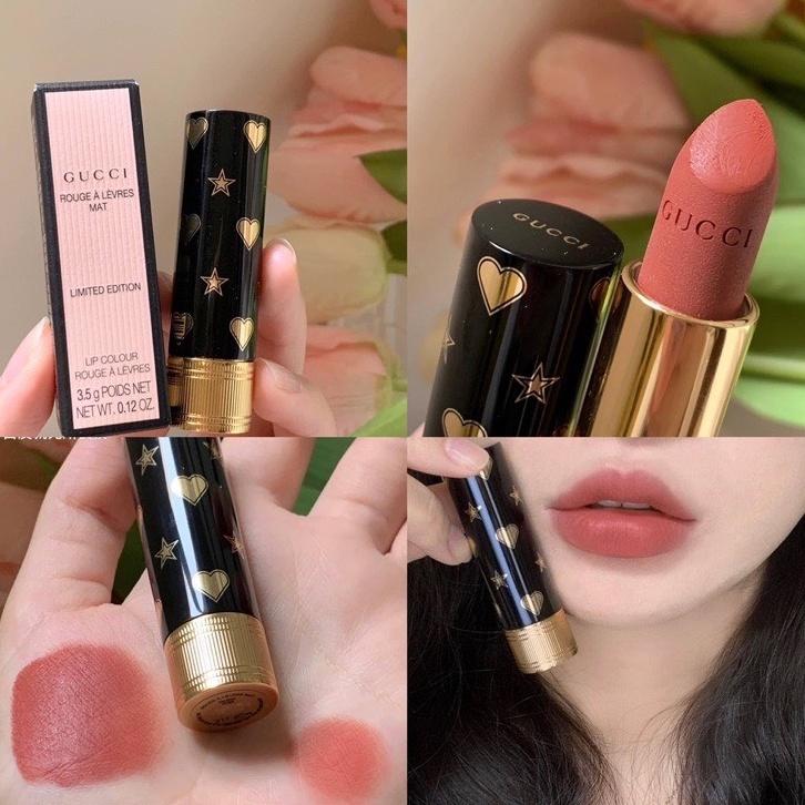 Son Lì Gucci Rouge À Lèvres Voile Mat màu 208 505 308 25 217 521 311 413