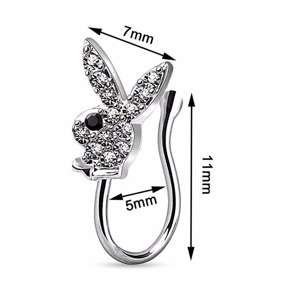 Khuyên Mũi Bằng Thép Không Gỉ Nhiều Màu Thời Trang Cho Nam Và Nữ