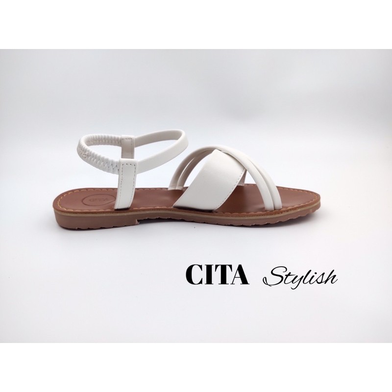 Sandal nữ đế bệt quai chéo CITA STYLISH êm nhẹ mã CITA.17