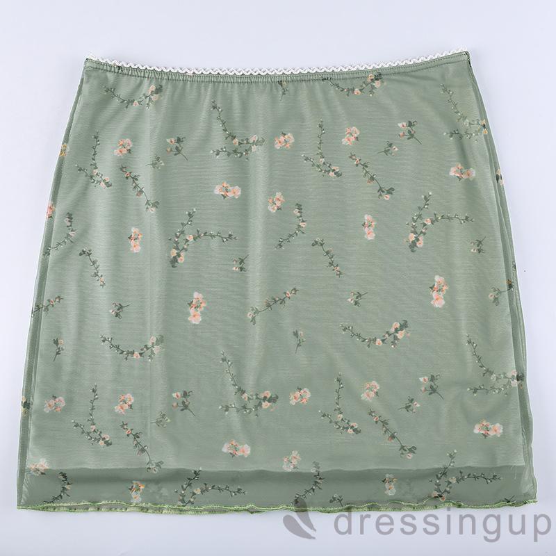 Chân váy hoa dáng ôm thời trang cho nữ