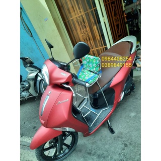 Ghế ngồi xe máy cho bé xe SH Mode - Janus - Latte có tựa đai