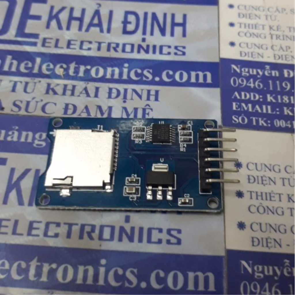 Module micro SD CARD, đọc ghi thẻ nhớ qua giao tiếp SPI kde3540