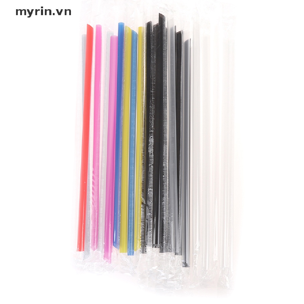 Set 100 Ống Hút Nhựa Pp Màu Trong Suốt Dùng Cho Các Bữa Tiệc