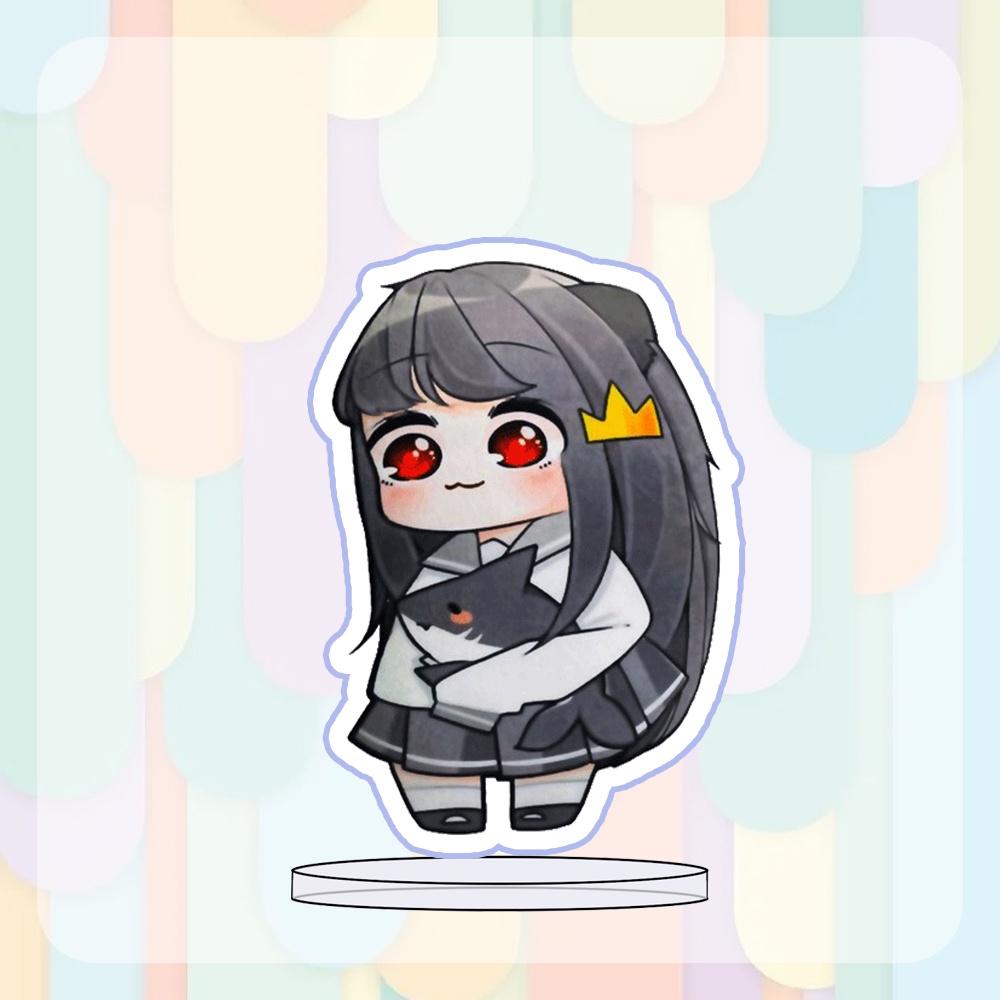Mô hình Standee MINI in hình HERO TEAM Simmy Phong cận Siro Mr Vịt Sammy Đào Timmy Kairon Timy Kamui mica trưng bày