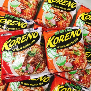 THÙNG 30 GÓI KORENO PALDO VỊ BÒ CAY/ KIM CHI 75G
