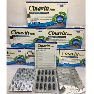 Cinavitt Forte viên uống hoạt huyết dưỡng não, Tăng cường lưu thông máu và bổ não