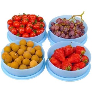 Set 4 hộp Tup Tròn 500ml ♥️ tupperware