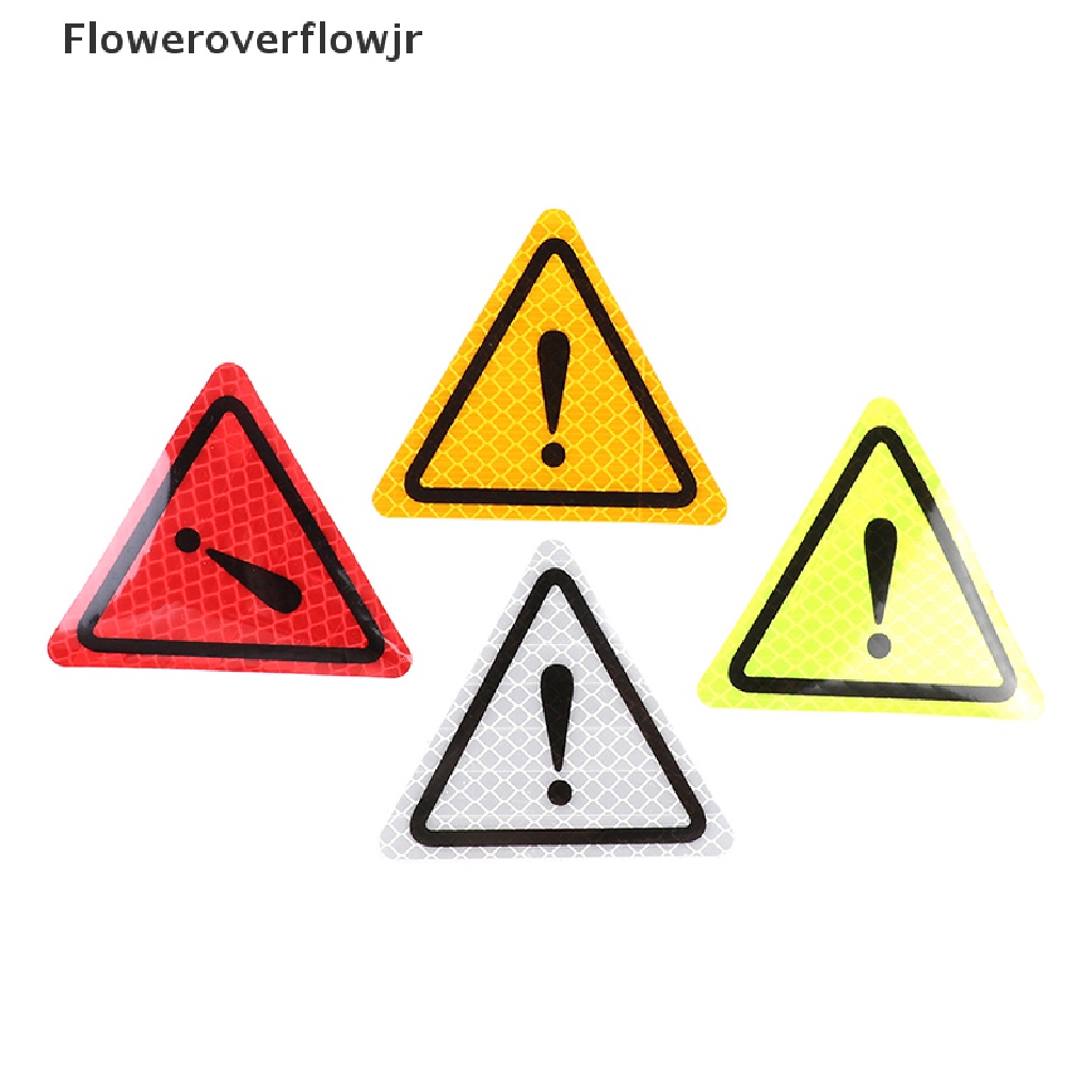 Miếng dán phản quang cảnh báo an toàn hình tam giác cho đuôi xe hơi