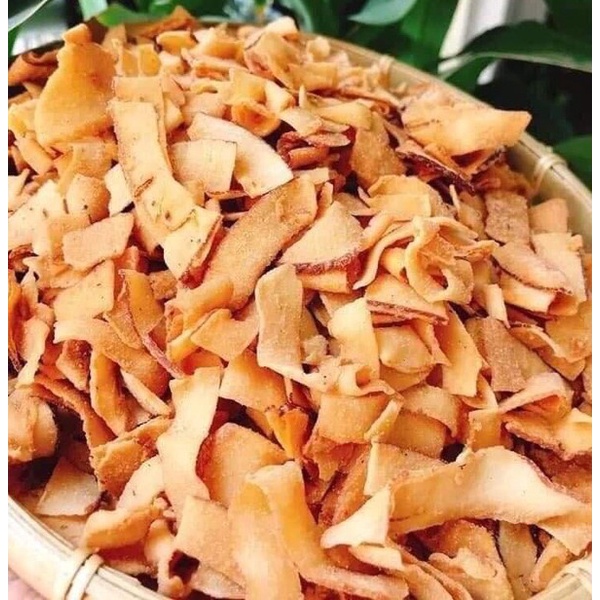 dừa sấy giòn 100g/500g làmg topping món chè, kem