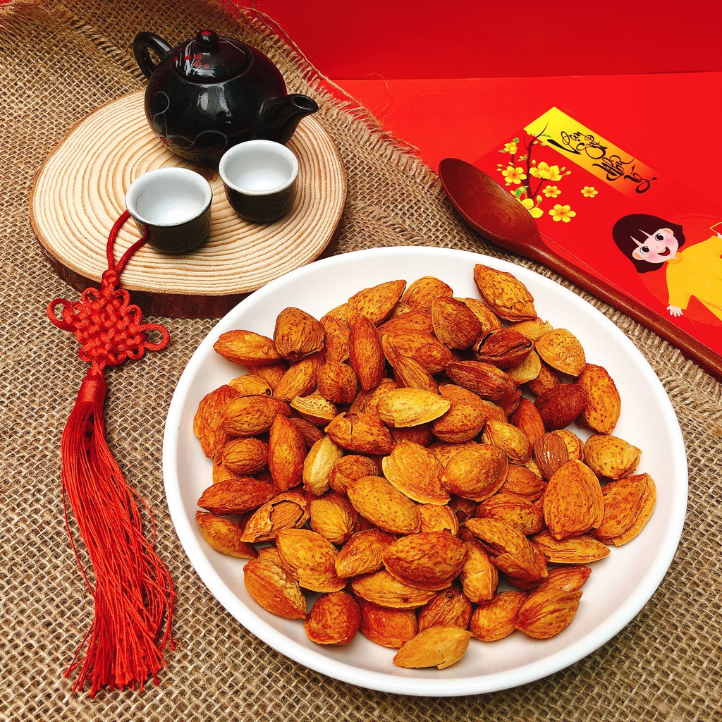 Hạnh Nhân Rang Bơ [FreeShip + Tặng Quà] Hũ 450gr | Mika Food | BigBuy360 - bigbuy360.vn