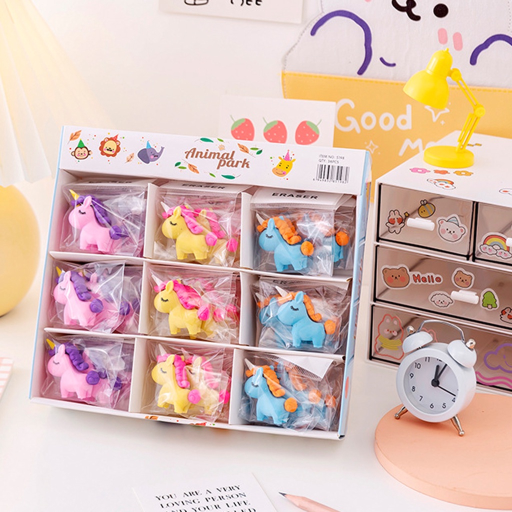 Cục Tẩy Hình Kỳ Lân 3D Dễ Thương Cho Trẻ Em