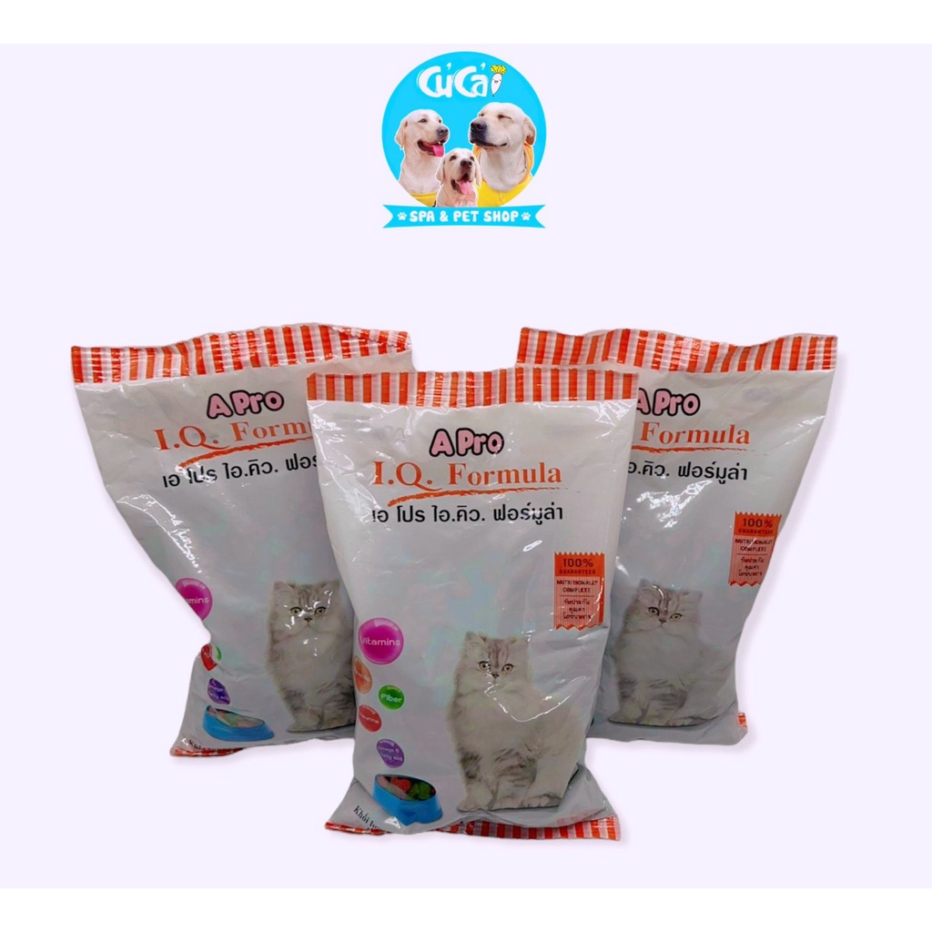 Thức ăn dạng hạt khô Apro IQ Formula 500g cho mèo, hạt cho mèo giá rẻ bổ sung đầy đủ vitamin - Củ Cải Pet Shop