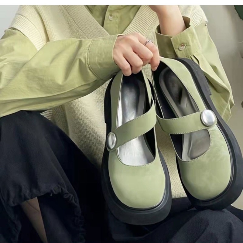 Giày MJ nữ da lì | Kèm ảnh thật