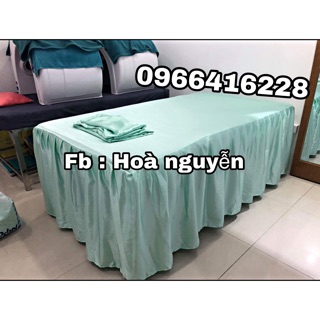Gra (ga) giường spa Phi bóng  ( có bao gối )