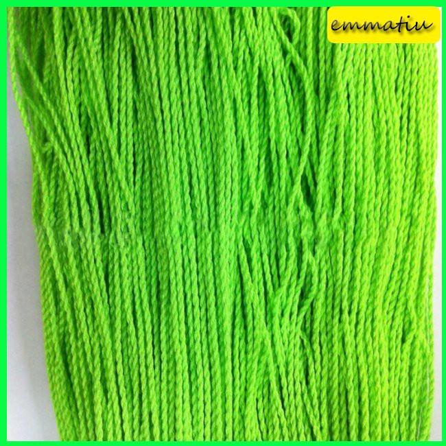 Cuộn Dây Câu Cá 100% Polyester Màu Xanh Neon