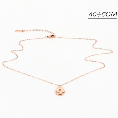 Dây Chuyền Nữ Giọt Nước Titan Ko Đen TT 2565