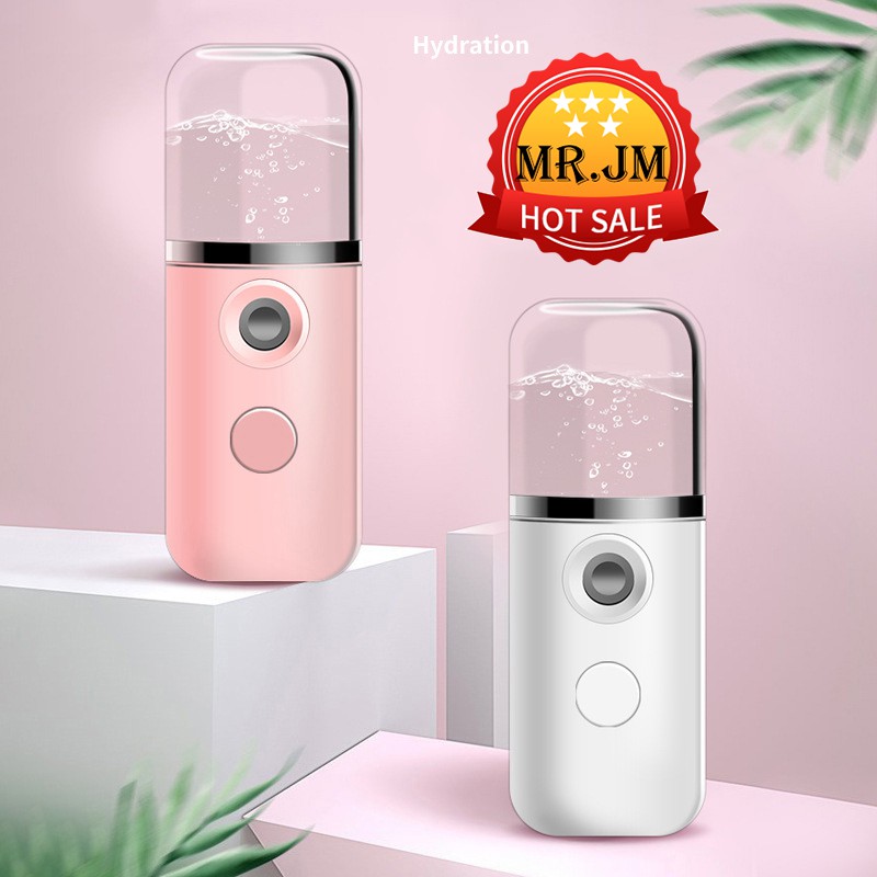 [ Sạc Điện - Nhỏ Gọn ] Phun Sương Nano Xịt Khoáng Mini Cầm Tay Dung tích 30ml Sạc Điện USB