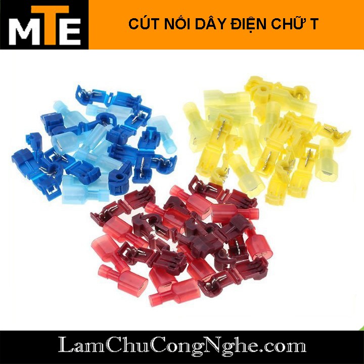 Cút Nối Dây Điện Chữ T – Nối dây 0.3-6mm2 (Combo 10 chiếc)