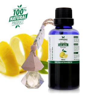 Combo tinh dầu bưởi +tinh dầu bưởi treo xe hơi, tủ áo