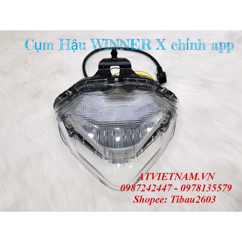 Full bộ đèn hậu chỉnh app đổi màu trên điện thoại cho Winner X