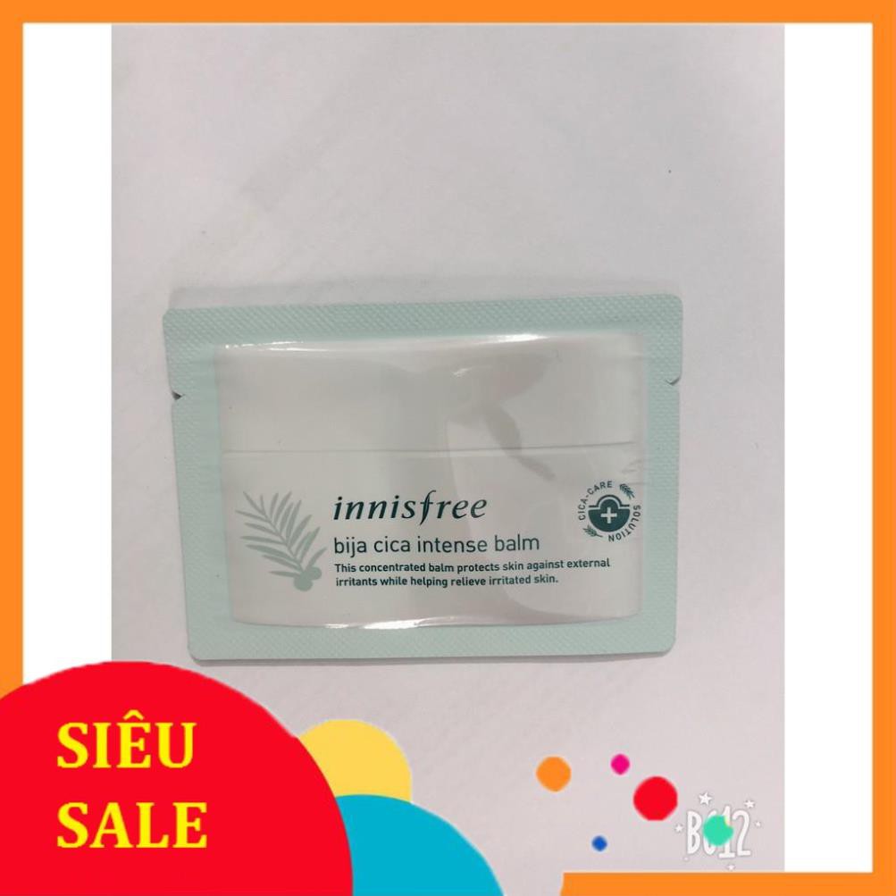 FreeShip Giá Sốc -  Sample Kem Dưỡng Dành Cho Da Mụn Innisfree Bija Cica Intense Balm (gói 1ml)