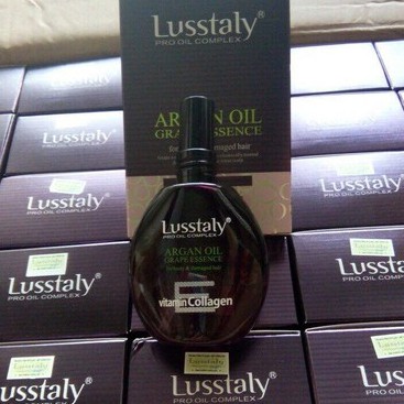 Tinh dầu dưỡng bóng Lusstaly Collagen Vitamin E 50ml