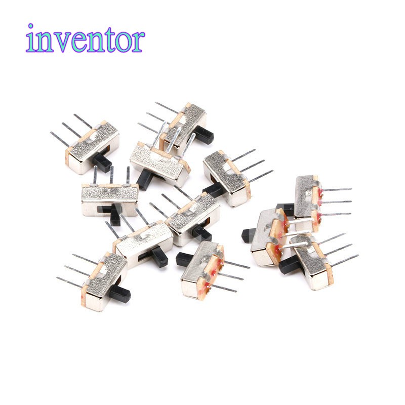 Set 20 công tắc trượt mini 2 vị trí SS12D00 SS12D00G3 3pin 1P2T chất lượng cao
