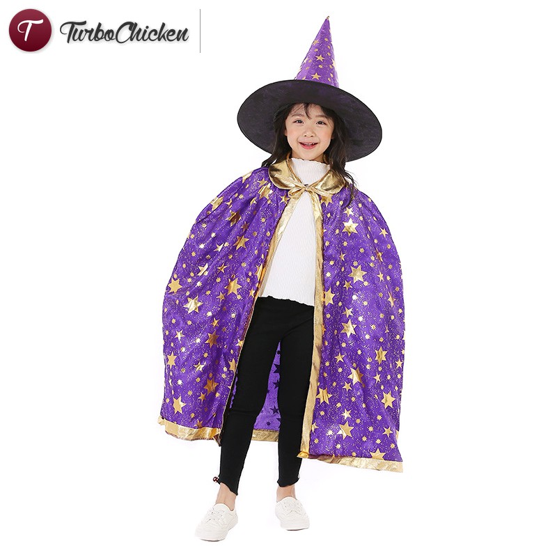 Bộ Đồ Hóa Trang Phù Thủy Halloween Cho Bé