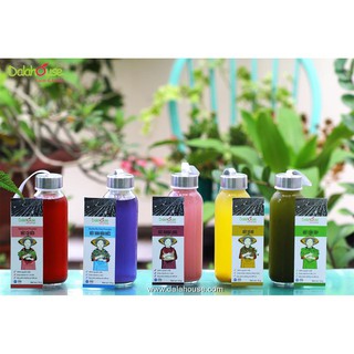 Bình thủy tinh đựng nước Detox 300ml