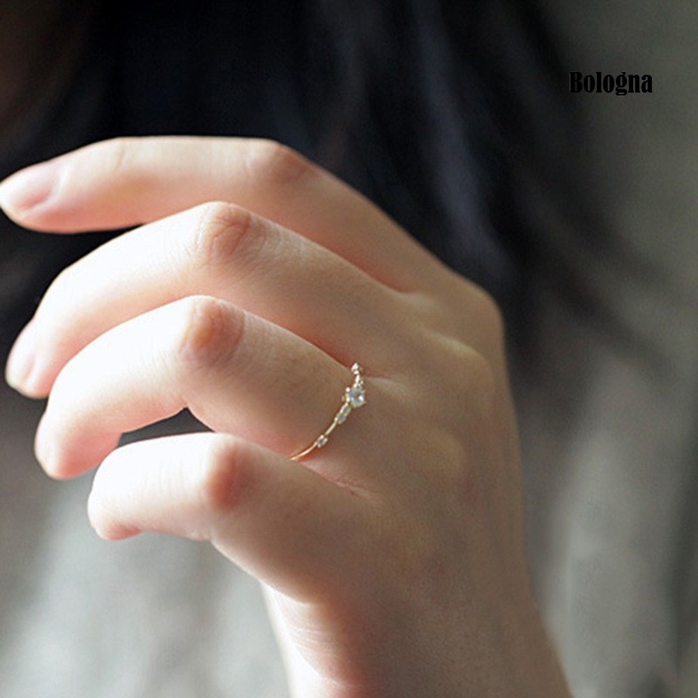 Nhẫn Mạ BạC ĐíNh Đá ThờI Trang