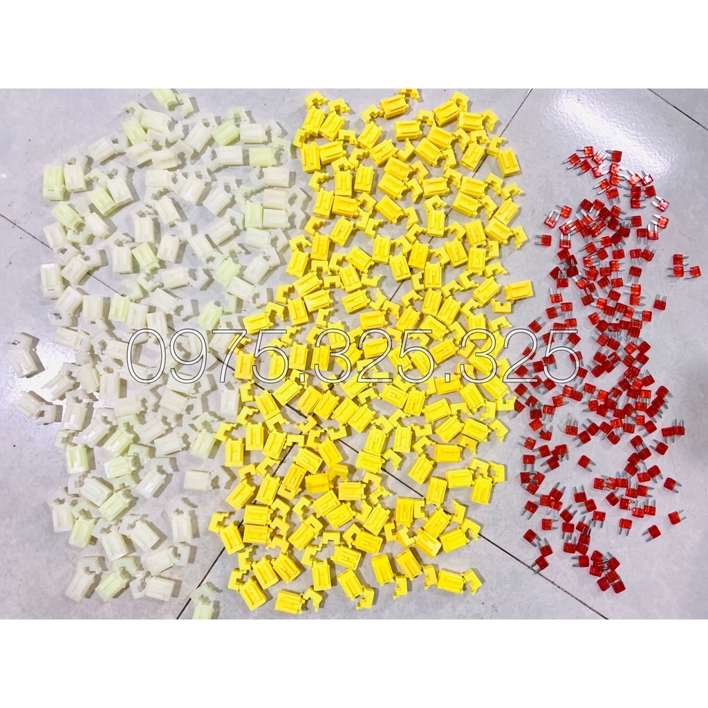 [50 đầu] Hộp cầu chì nhỏ honda - jack 2p pin, dùng socket terminal Connector housing iiib HL - hulane at186 Seido at81