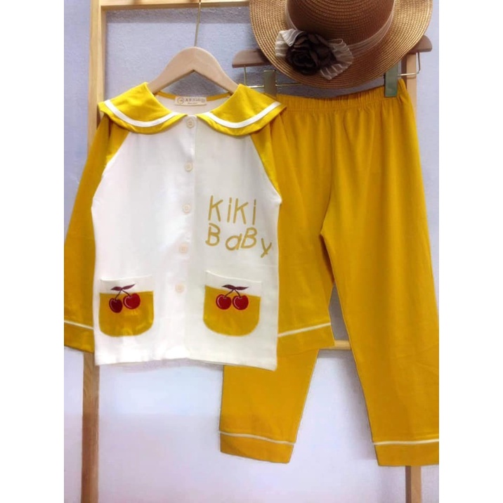 BỘ THUN DÀI TAY BÉ GÁI PYJAMA
