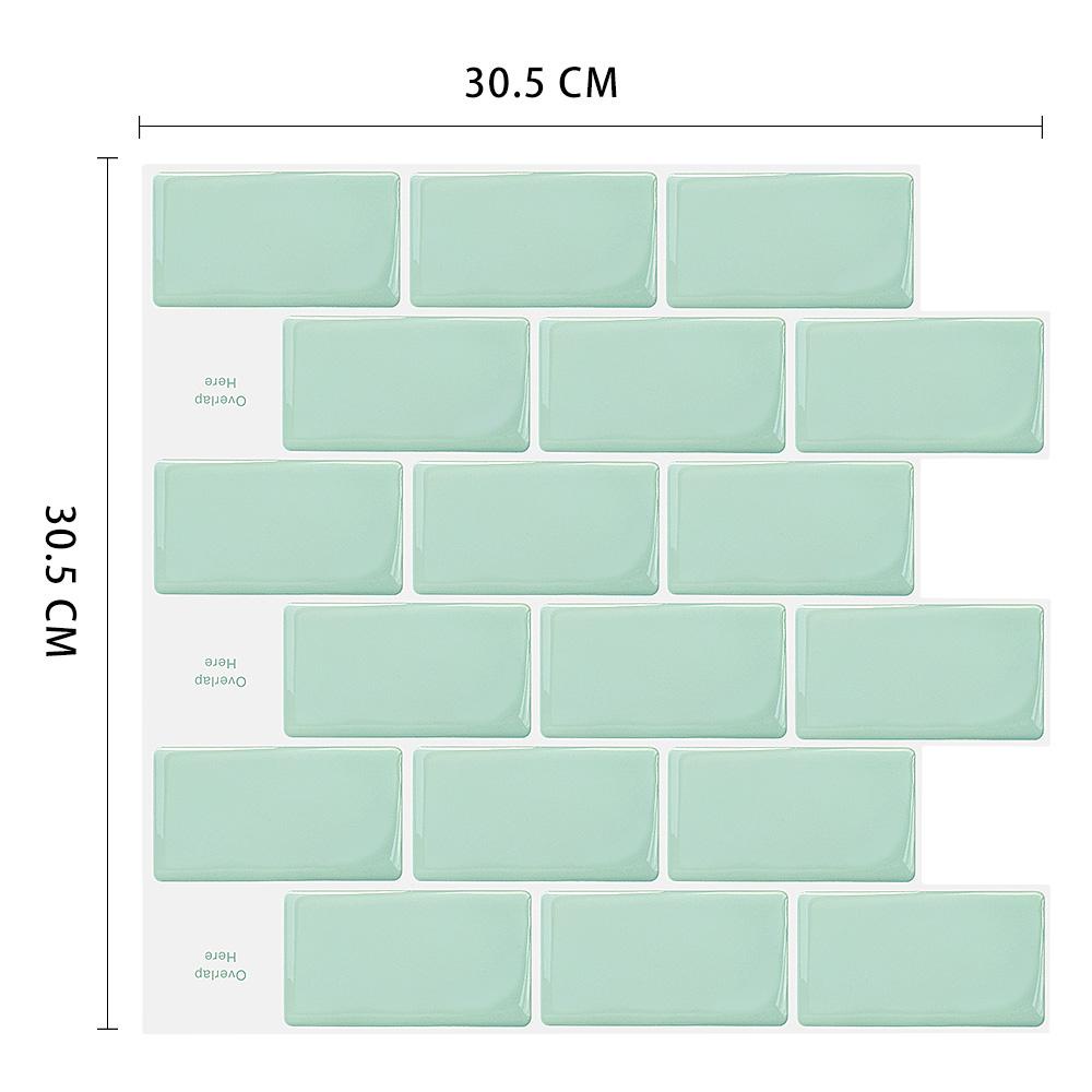 Sticker Dán Tường Chống Thấm Nước Tự Dính Họa Tiết Gạch Sứ Trang Trí Nội Thất DIY