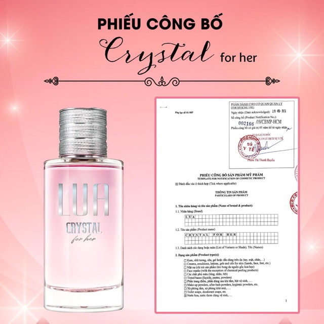 Nước Hoa LUA Srystal for Her