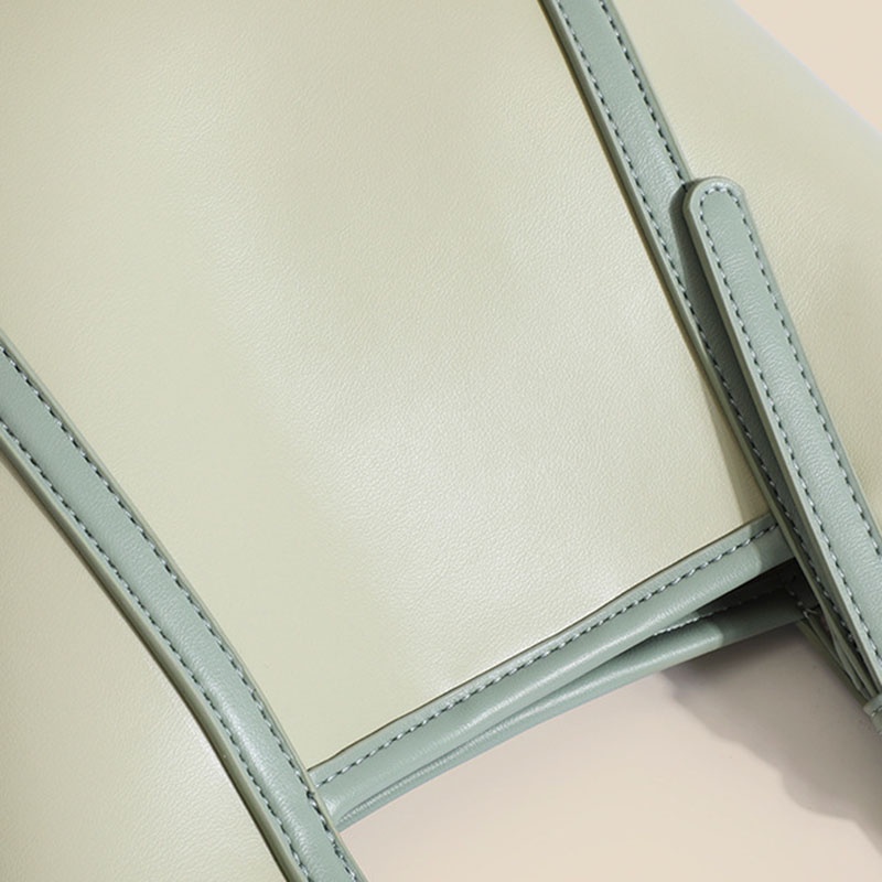 IELGY Túi Xách tote Cầm Tay Sức Chứa Lớn Ghép Mảnh Chất Lượng Cao Cho Nữ