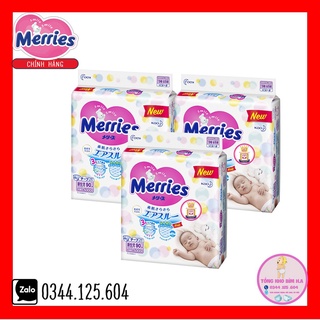 Bỉm dán/quần merries cộng miếng nội địa nb96/s88/m68/l58