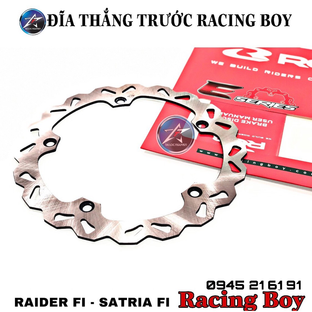 ĐĨA THẮNG RACING BOY RAIDER FI - SATRIA FI CHÍNH HÃNG