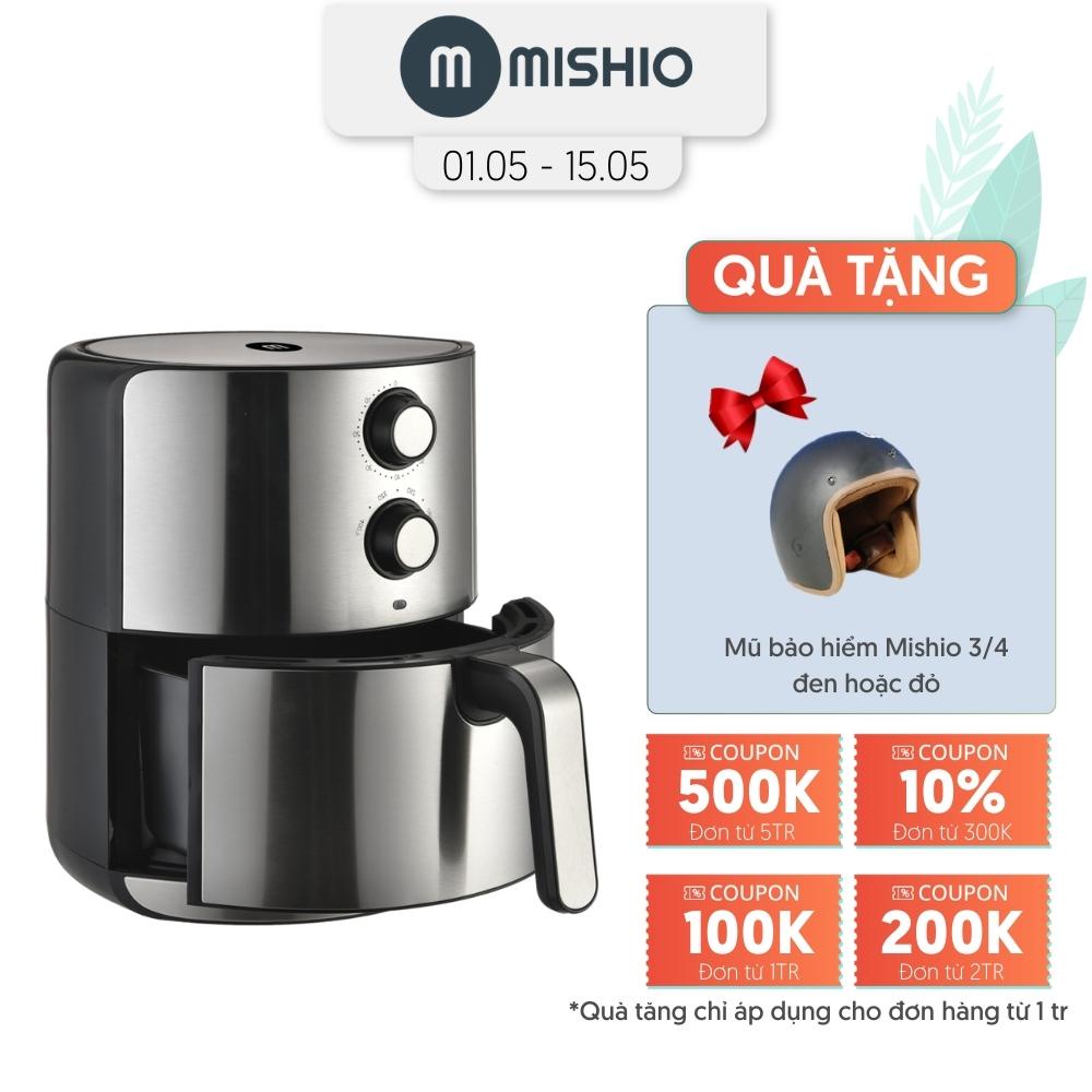 [Mã ELBAU10 giảm 10% đơn 500K] Nồi chiên không dầu Mishio MK199 4.5L 1400W