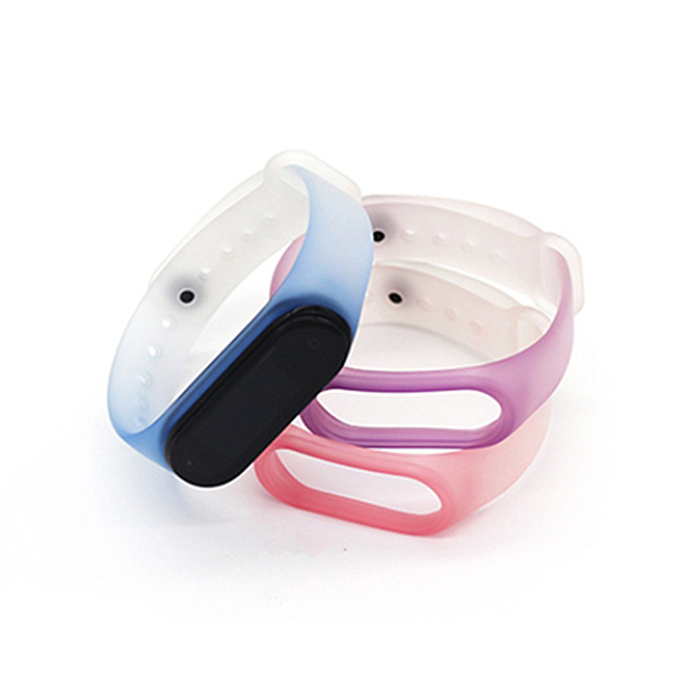 Dây đeo đồng hồ trong suốt chất lượng cao thay thế cho Xiaomi Mi Band 3/4/5/6