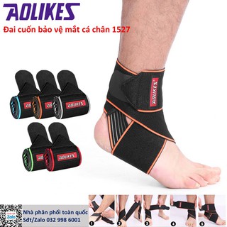 t Băng cổ chân thể thao chống trượt chính hãng Aolikes 1527 Đai Quấn Bảo Vệ Mắt cá Chân tuilaptop1212