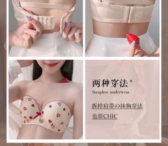 [ Mã WASTRUN4 giảm 10% tối đa 30K đơn 99K] Bộ Đồ Lót Không Gọng Quả Ngang Ren Cao Cấp Mặc Được Không Dây S217 | BigBuy360 - bigbuy360.vn