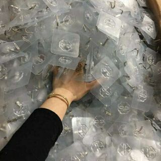 Móc dán tường chịu lực 10kg lẻ 1 chiếc