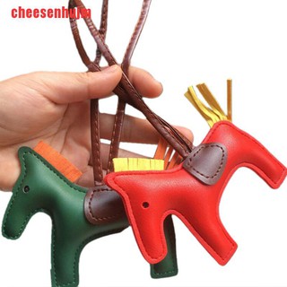 Móc Khóa Da PU Handmade Hình Ngựa Độc Đáo