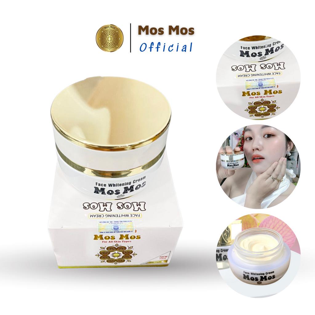 Kem Dưỡng Face Whitening Cream Mos Mos-30gr, Dưỡng Sáng, Nâng Tone Make Up Nhẹ Nhàng. | BigBuy360 - bigbuy360.vn